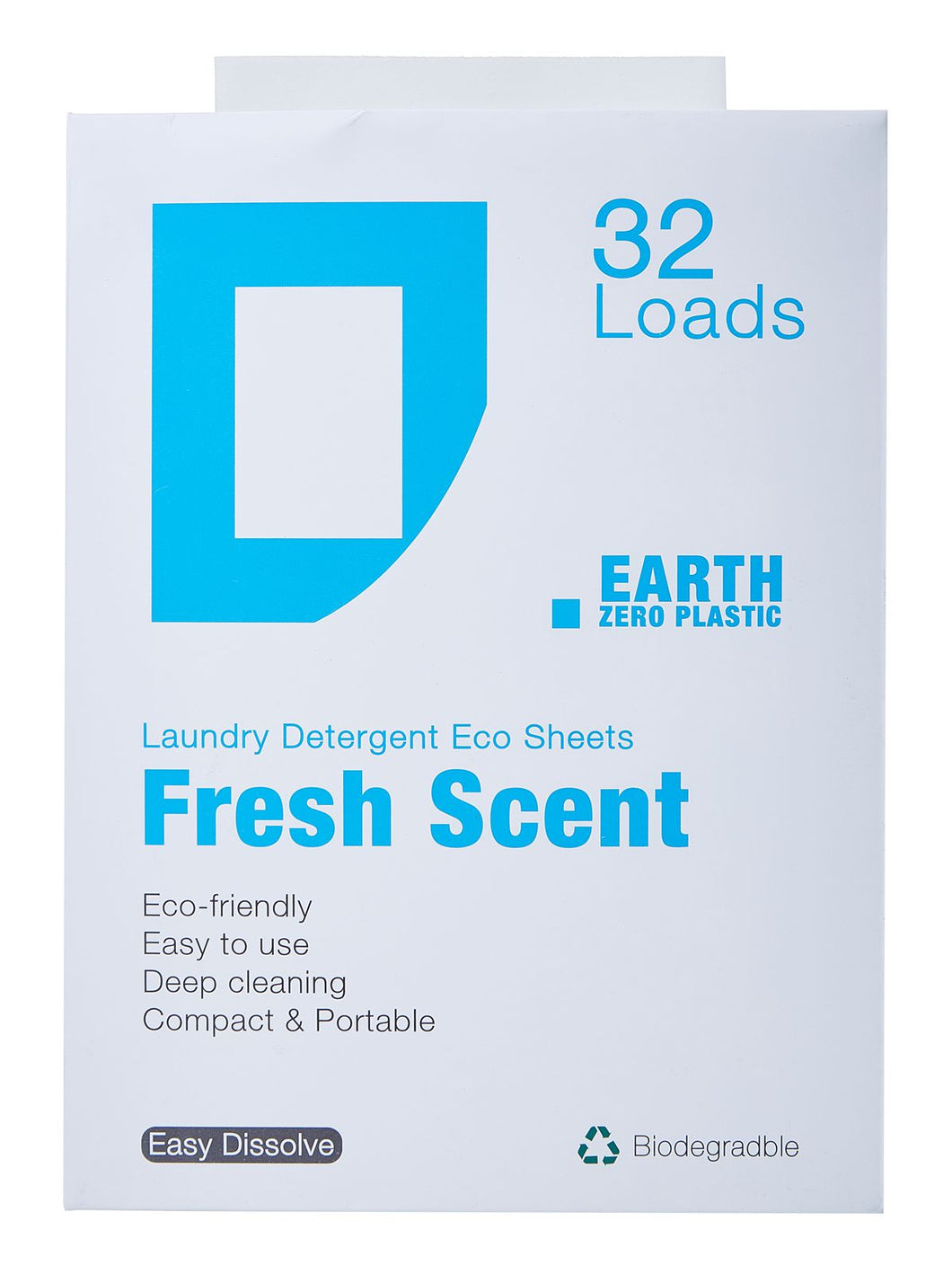 Laundry Detergent Liquidless Sheets-32 Loads